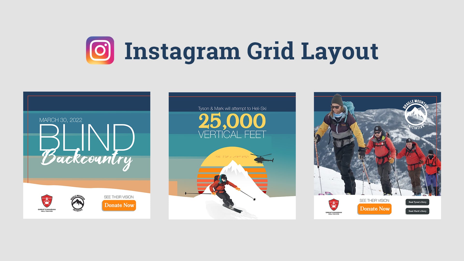 instagram grid layout