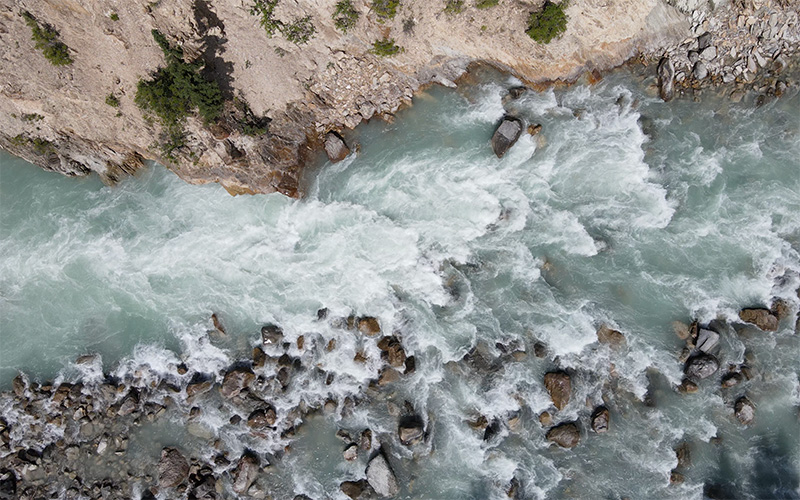 river aerial